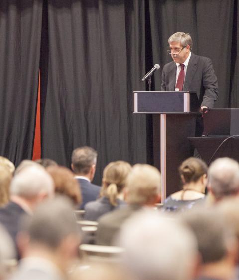 Steve Williams Delivering Opening Remarks at North American Conference