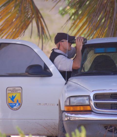 USFWS Law Enforcement Looking for Poachers