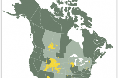 North American CWD Map
