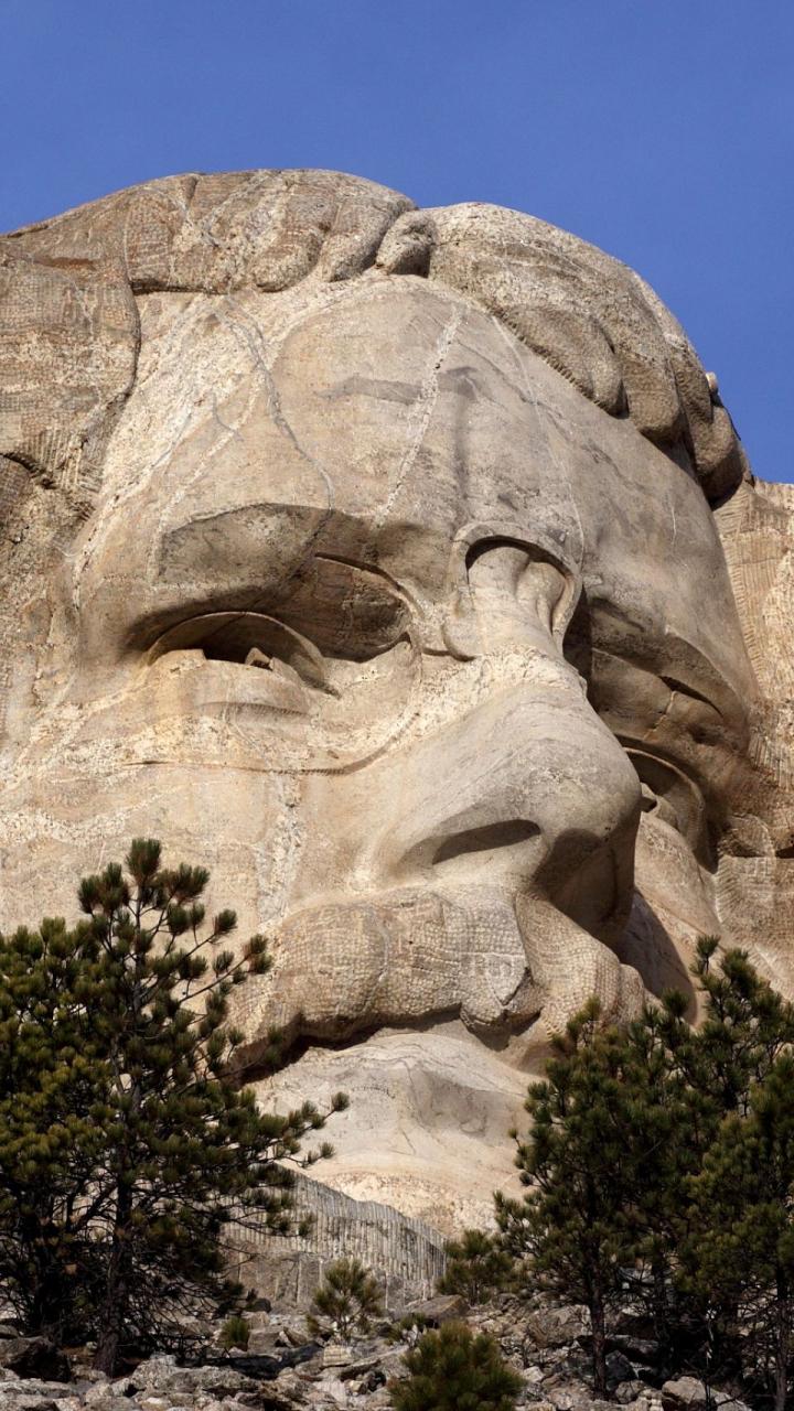 Theodore Roosevelt's likeness in Mount Rushmore