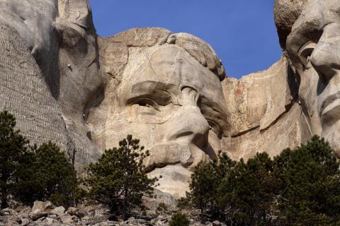 Theodore Roosevelt's likeness in Mount Rushmore