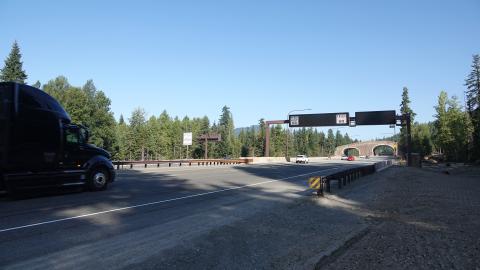 I-90 Wildlife Bridge in Washington state
