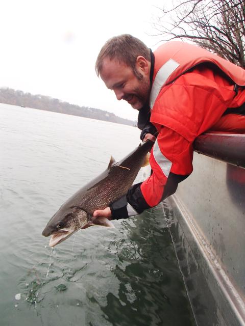 USFWS conducting lake trout research