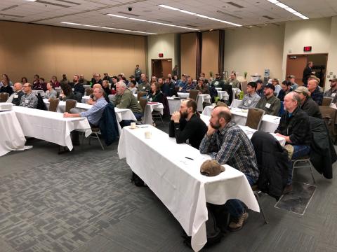 Attendees at the Alaska  Moose Monitoring Workshop